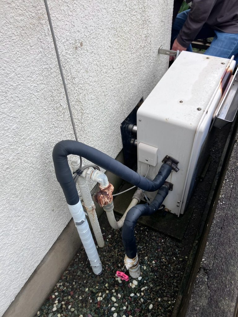 鎌ケ谷市のリンナイ隣接型給湯器RFS-A2000SA