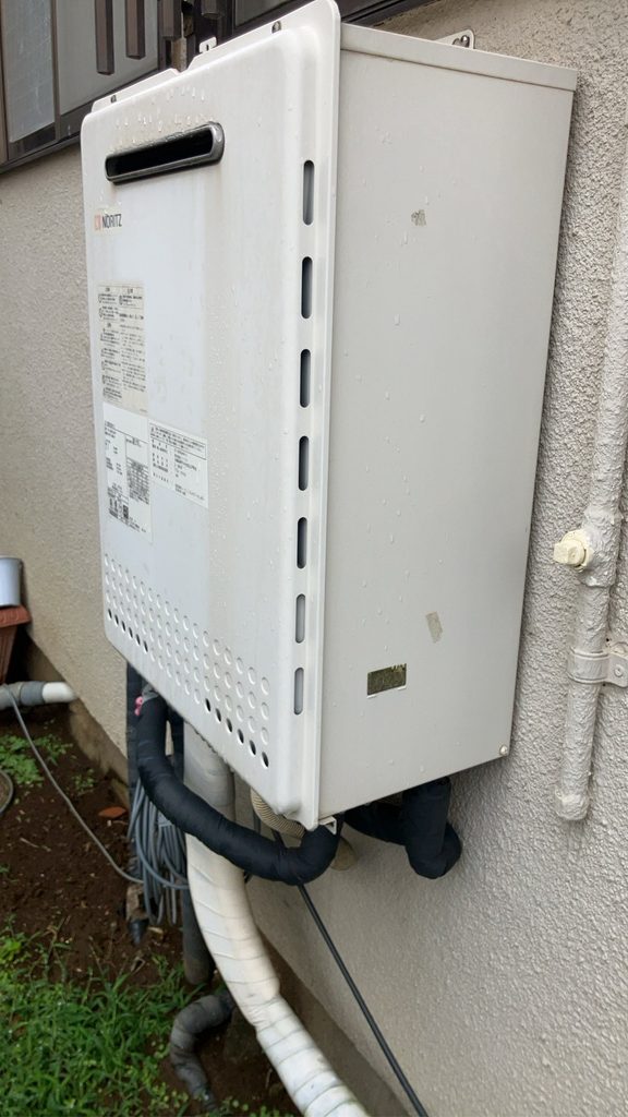 柏市の既設ノーリツ給湯器GT-2050SAW-2