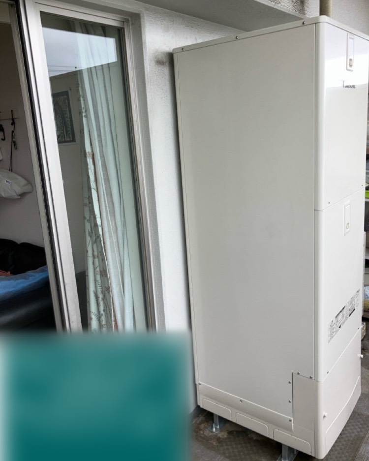 鎌ケ谷市で交換したパナソニック エコキュート HE-S37LQS貯湯ユニット
