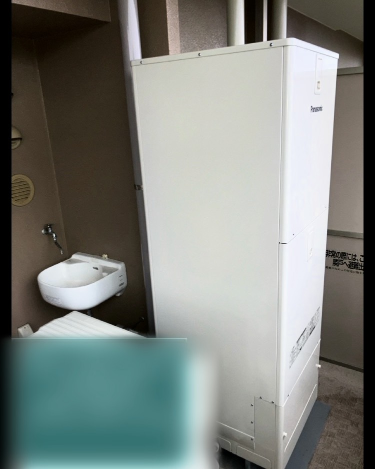 我孫子市でパナソニック エコキュートHE-S37NQS貯湯ユニット