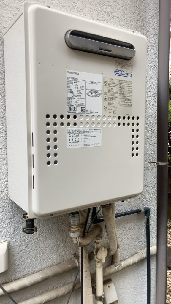 松戸市で交換前のノーリツ給湯器